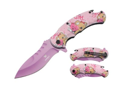 8.4" Xtreme Happy girl Pocket knife