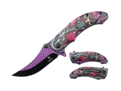 8" Xtreme Owl Pocket knife