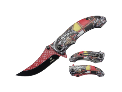 8" Xtreme Medicine Wheel Pocket knife