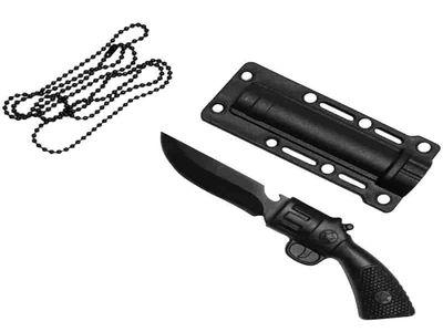 5.5″ GunNeck Tactical Necklace Knife – Black