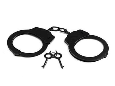 ShadowLock Handcuffs – Black Heavy Duty
