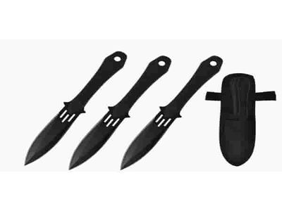 7.5″ Black Pulse Walking Cane - 3pcs Set
