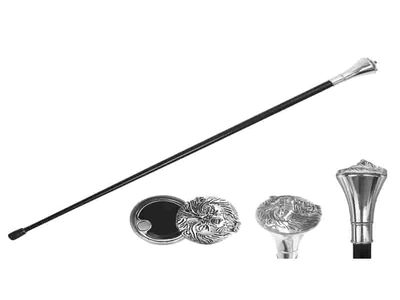 35.5″ Silver Whisper Cane