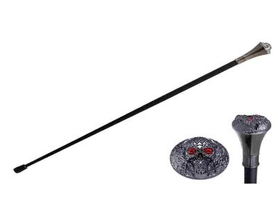 35.5″ Gunmetal Skull Authority Cane